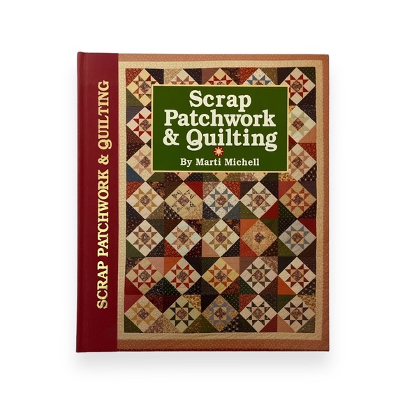 Scrap Patchwork Quilting Books Patterns Hardcover Vintage Lot of 3 Sewing Books - Picture 4 of 11